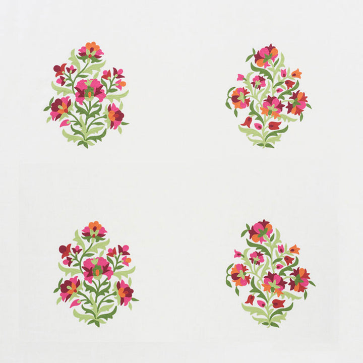 Antalya Medallion Embroidery Garnet 75741 by Schumacher Fabric Ottoman-Chic 85% Linen, 15% Acrylic Wyzenbeek 68,000 Horizontal: 56 and Vertical: 52.5 56 - Fabric Carolina -