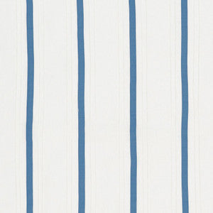 Stripe Applique Sheer Blue 75760 by Schumacher Fabric
