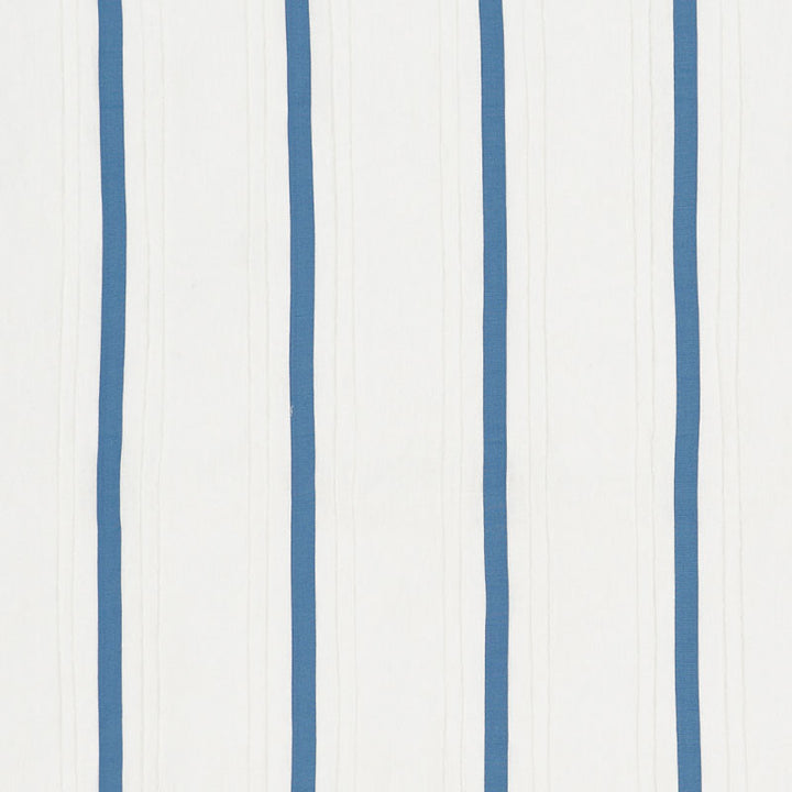 Stripe Applique Sheer Blue 75760 by Schumacher Fabric NATURAL SHEERS LINEN 90% POLYESTER 10% INDIA </p><p>Repeat: Horizontal: and Vertical: 50.75 - Fabric Carolina -