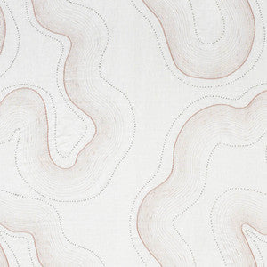 Topo Sheer Blush 75900 by Schumacher Fabric