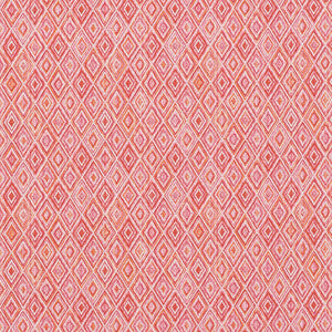 Diamond Strie Pink & Orange 75922 by Schumacher Fabric