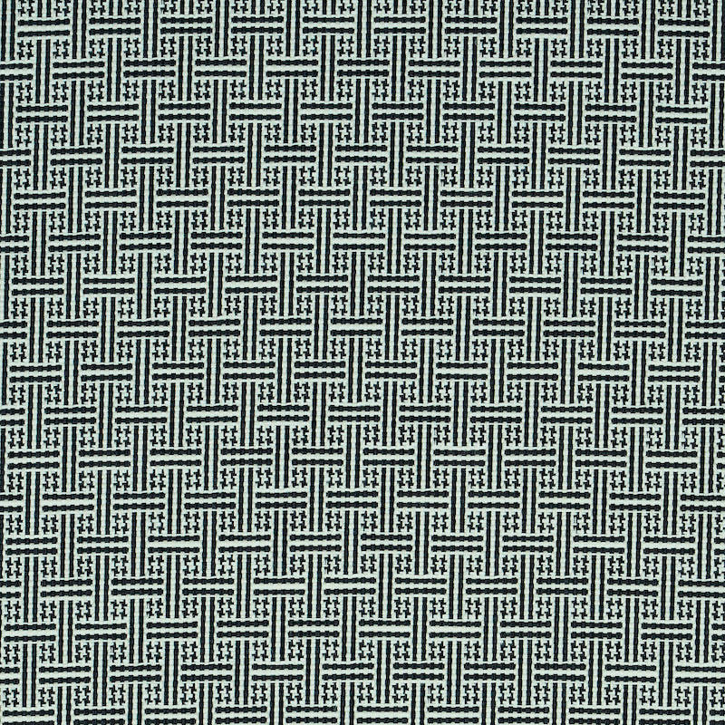 Brickell Black 75935 by Schumacher Fabric Schumacher Fabric Brickell Black 75935Fabric ACRYLIC 100% FRANCE </p><p>Repeat: H: HORZ. 1" (3CM) , V: VERT. 1 1/4" (3CM) 54.25 - Fabric Carolina -