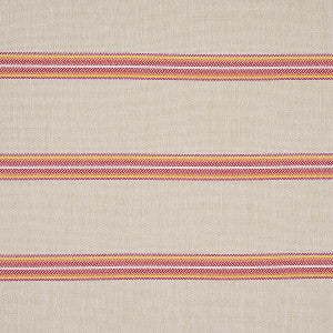 Garden Stripe Indoor/Outdoor Red 75974 by Schumacher Fabric