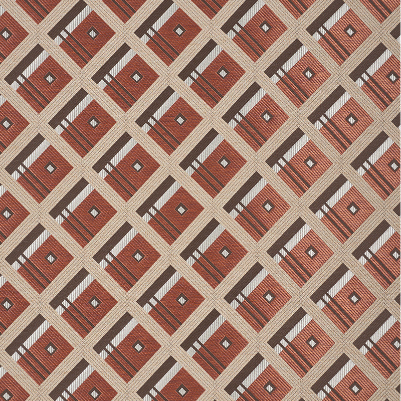 Legrad Argyle Cognac 76010 by Schumacher Designer Fabric CLUB CAVALIER See Sample ITALY - </p><p>Repeat: Horizontal: 3 3/4" (10CM) and Vertical: 3 3/4" (10CM) 56 1/2" (144CM) - Swanky Fabrics -