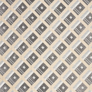 Legrad Argyle Charcoal 76011 by Schumacher Fabric