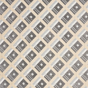 Legrad Argyle Charcoal 76011 by Schumacher Fabric