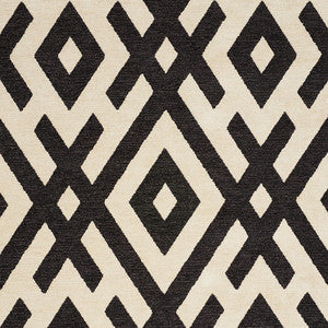 Equix Black 76020 by Schumacher Fabric
