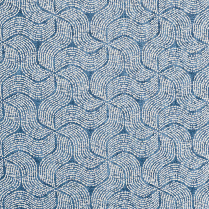 Fiador Blue 76052 by Schumacher Designer Fabric CLUB CAVALIER See Sample ITALY - </p><p>Repeat: Horizontal: 13 3/4" (35CM) and Vertical: 7 1/2" (19CM) 55" (140CM) - Swanky Fabrics -