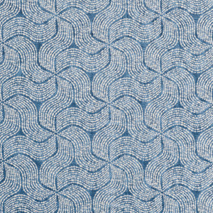 Fiador Blue 76052 by Schumacher Fabric