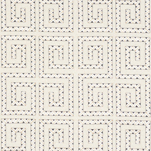 Prado Embroidery Graphite 76070 by Schumacher Fabric