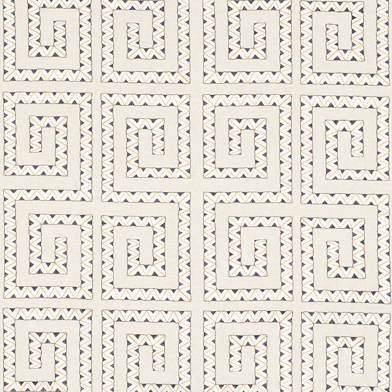 Prado Embroidery Graphite 76070 by Schumacher Fabric Schumacher Fabric Prado Embroidery Graphite 76070Fabric LINEN 85% INDIA </p><p>Repeat: H: HORZ. 12" (30CM) , V: VERT. 14 1/2" (37CM) 52 - Fabric Carolina -