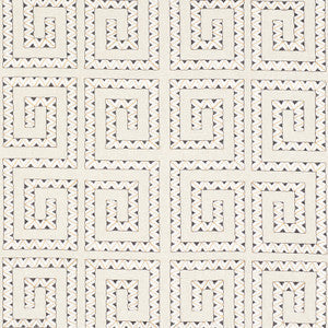 Prado Embroidery Graphite 76070 by Schumacher Fabric