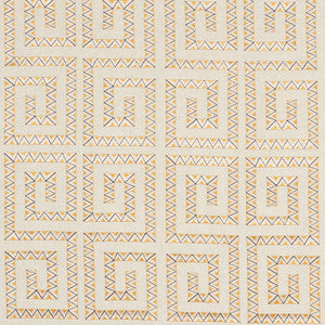 Prado Embroidery Saffron 76071 by Schumacher Fabric