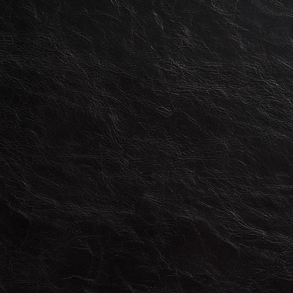 7627 Black by Charlotte Fabric Recycled Leather V 50% Polyurethane, 50% Recycled Leather (Pvc/Lead Free), 30oz. Asia Exceeds 200,000 Wyzenbeek Rubs (Heavy Duty) No Repeat 54 Inches - Fabric Carolina -