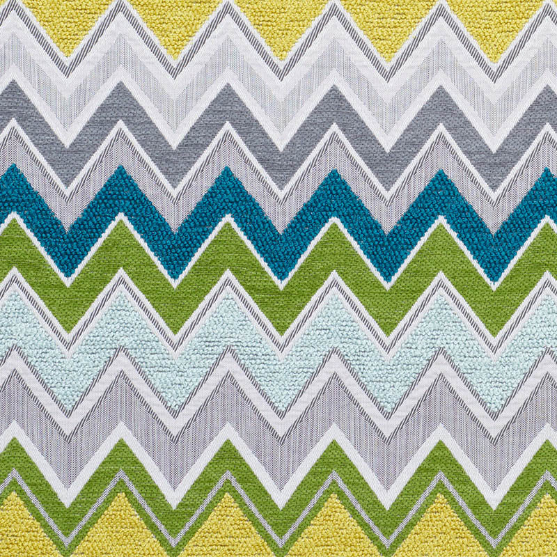 Zenyatta Mondatta II Viridian 76301 by Schumacher Fabric Zenyatta-Mondatta-Ii 44% Cotton, 30% Acrylic, 24% Viscose, 2% Polyamid - Horizontal: 2.625 and Vertical: 14 53.5 - Fabric Carolina -