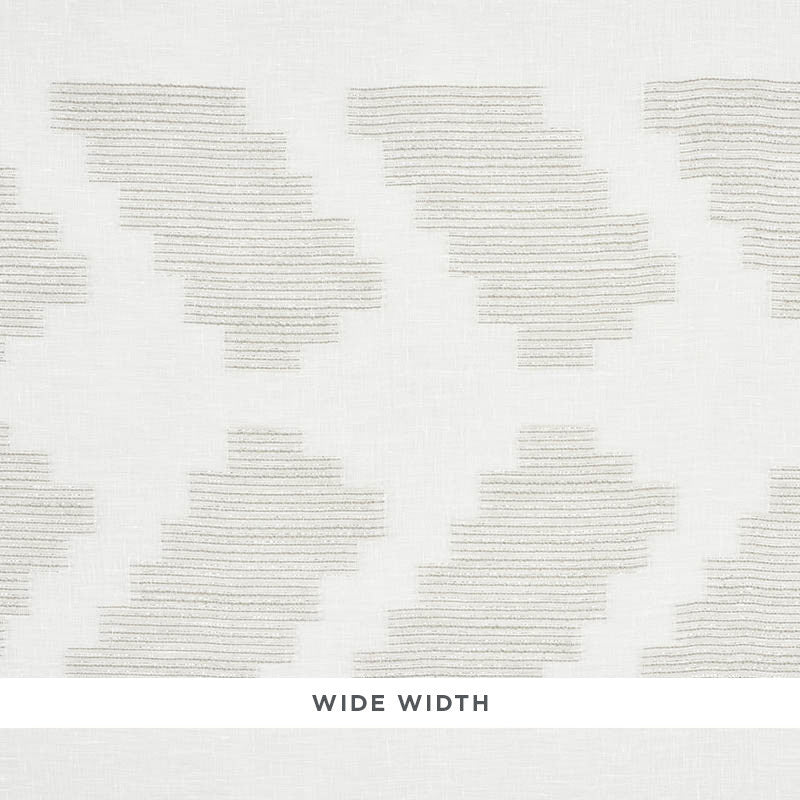 Adia Sheer Quartz 76501 by Schumacher Designer Fabric WORLD VIEW LINEN 60% POLYACRYLIC 20% TURKEY </p><p>Repeat: Horizontal: 7 1/2" (19CM) and Vertical: 23 1/2" (60CM) 118.5 - Swanky Fabrics -