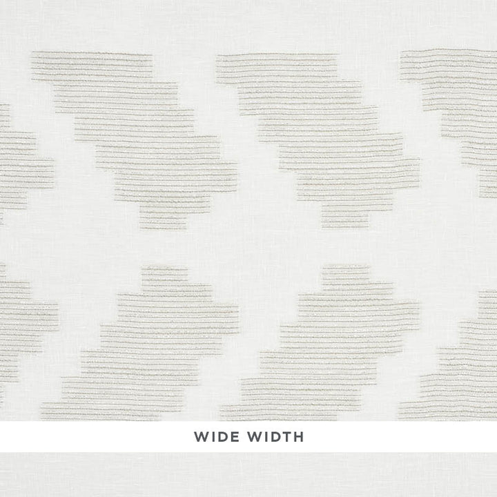 Adia Sheer Quartz 76501 by Schumacher Fabric WORLD VIEW LINEN 60% POLYACRYLIC 20% TURKEY </p><p>Repeat: Horizontal: 7 1/2" (19CM) and Vertical: 23 1/2" (60CM) 118.5 - Fabric Carolina -