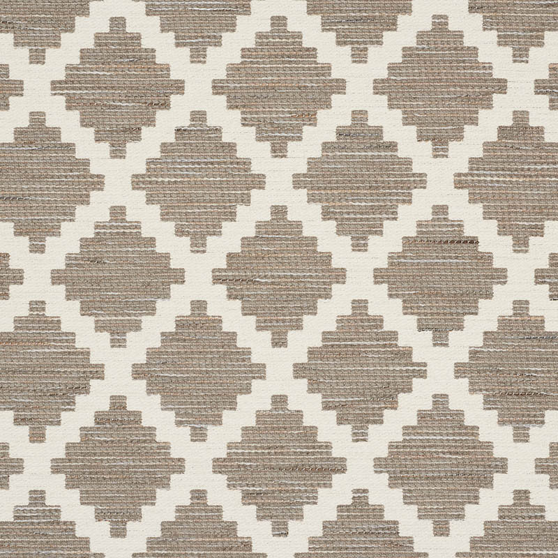 Tibur Neutral 76541 by Schumacher Designer Fabric WORLD VIEW COTTON 65% ACRYLIC 25% ITALY </p><p>Repeat: Horizontal: 5" (13CM) and Vertical: 5 3/4" (15CM) 59.125 - Swanky Fabrics -