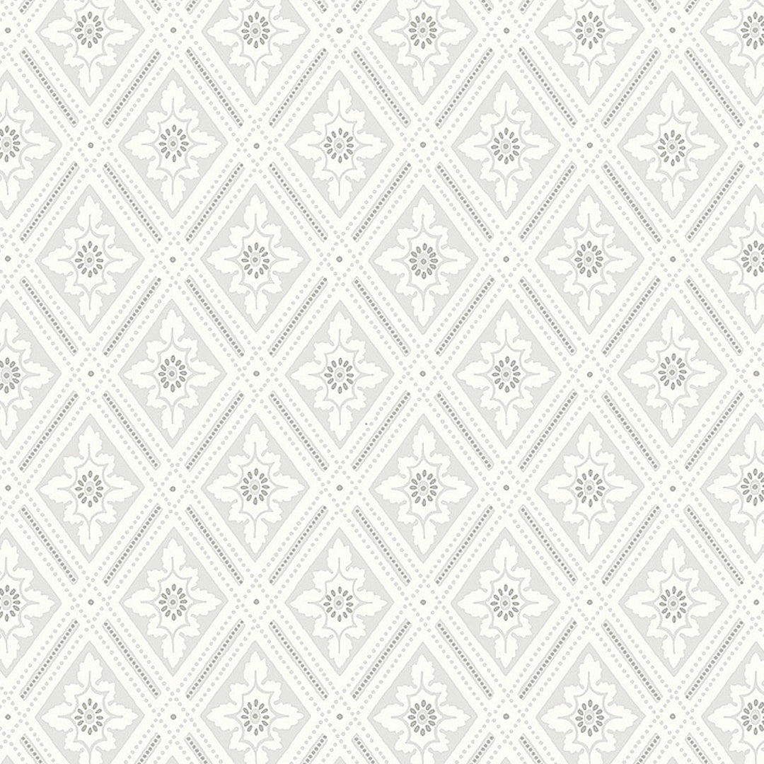 Ester - Grey by Schumacher Wallcovering