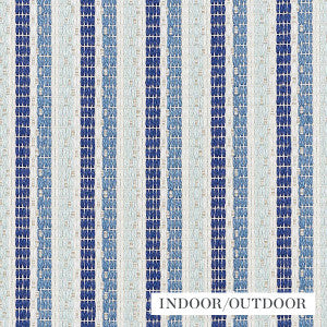 Barbary Stripe Blue 76641 by Schumacher Fabric