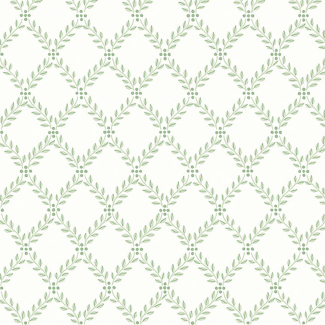 Trellis Leaves - Leaf by Schumacher Wallcovering