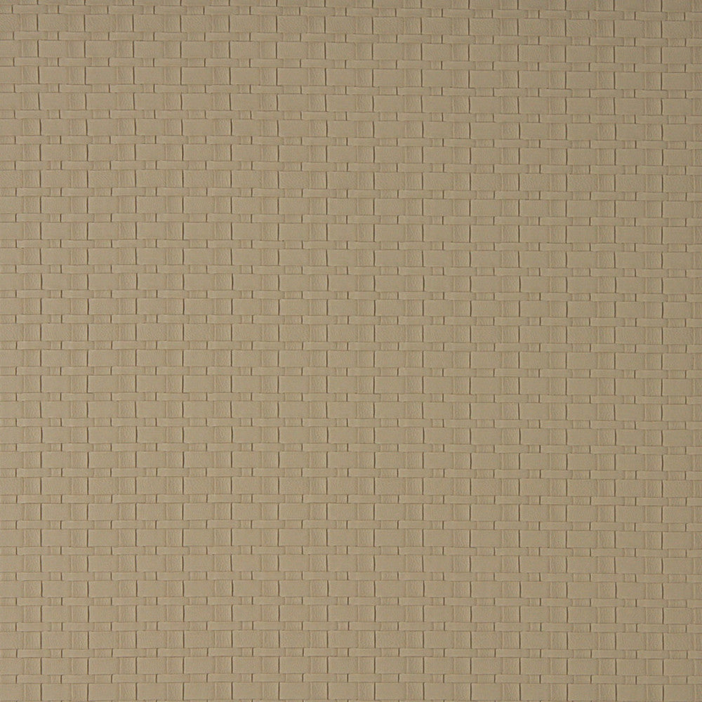 7685 Almond by Charlotte Designer Fabric Ultimate Leather Looks II 90% Virgin Vinyl, 5% Polyurethane, 26oz. Europe Exceeds 200,000 Wyzenbeek Rubs (Heavy Duty) Horizontal: 1" x Vertical: .5" 54 Inches - Swanky Fabrics -