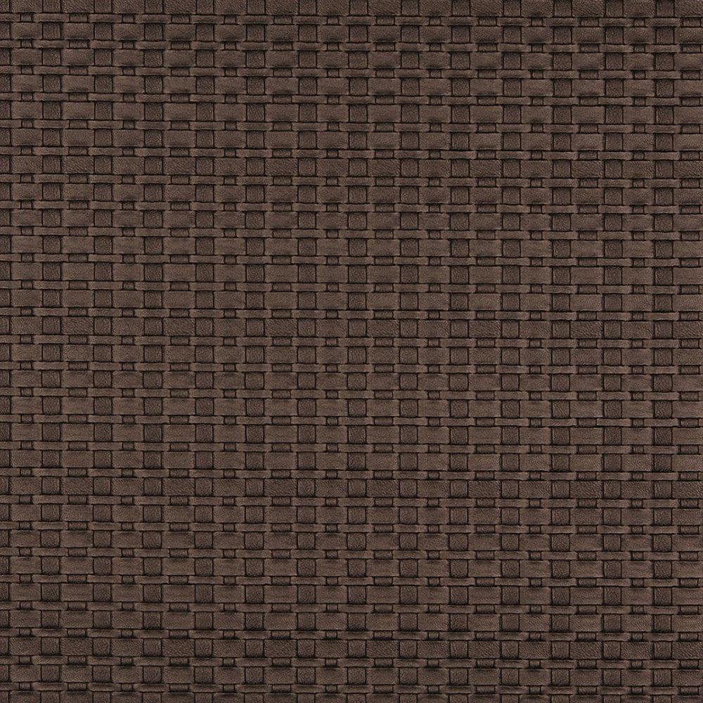 7688 Coffee Bean by Charlotte Fabric Ultimate Leather Looks II 90% Virgin Vinyl, 5% Polyurethane, 26oz. Europe Exceeds 200,000 Wyzenbeek Rubs (Heavy Duty) Horizontal: 1" x Vertical: .5" 54 Inches - Fabric Carolina -