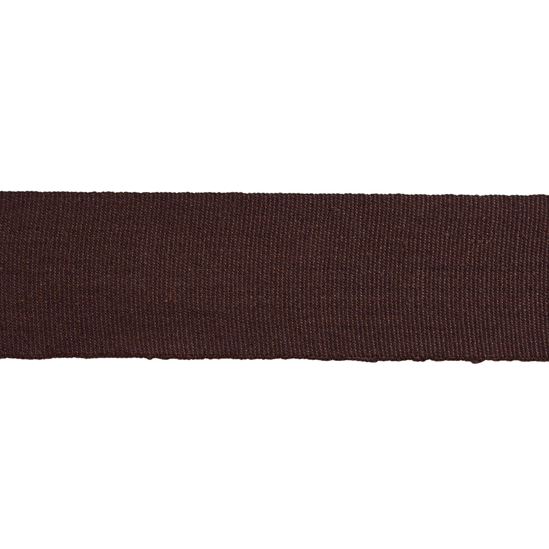Mathias Linen Tape Wide - Brown by Schumacher Trim