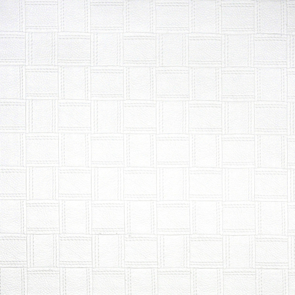 7692 Ivory by Charlotte Designer Fabric Ultimate Leather Looks II 90% Virgin Vinyl, 5% Polyurethane, 26oz. Europe Exceeds 200,000 Wyzenbeek Rubs (Heavy Duty) Horizontal: 3.5" x Vertical: 3.5" 54 Inches - Swanky Fabrics -