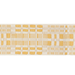 Brimfield Tape Yellow 76953 by Schumacher Fabric
