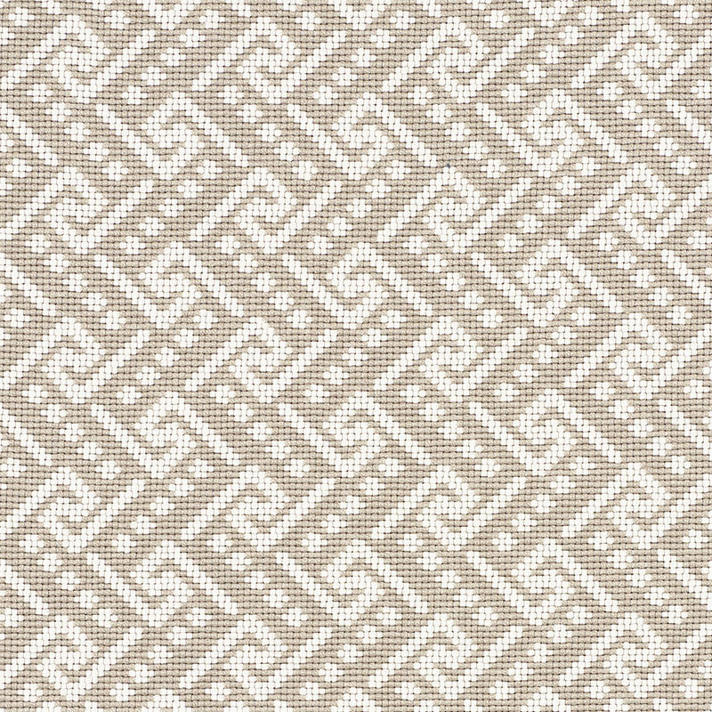 Ionic Weave Dune 77121 by Schumacher Fabric TIMOTHY CORRIGAN See Sample UNITED STATES OF AMERICA - </p><p>Repeat: Horizontal: 2 5/8" (7CM) and Vertical: 2 1/8" (5CM) 54 3/4" (139CM) - Fabric Carolina -