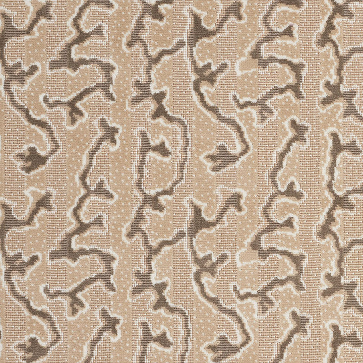 Corail Velvet Champagne 77132 by Schumacher Designer Fabric TIMOTHY CORRIGAN COTTON 100% BELGIUM </p><p>Repeat: Horizontal: 6 5/8" (17CM) and Vertical: 6 3/4" (17CM) 54 - Swanky Fabrics -