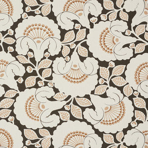 Jackie Applique Embroidery Cinder 77302 by Schumacher Fabric