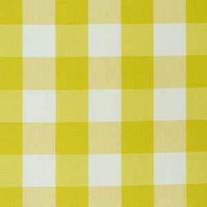Camden Cotton Check Yellow 77320 by Schumacher Fabric