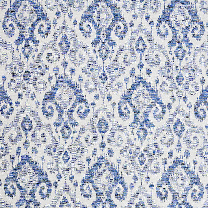 Dedra Performance Indigo 77362 by Schumacher Designer Fabric NEW TRADITIONAL II COTTON 56% VISCOSE 16% ITALY MARTINDALE 18,000 </p><p>Repeat: Horizontal: 13 3/4" (35CM) and Vertical: 29 1/2" (75CM) 55 - Swanky Fabrics -
