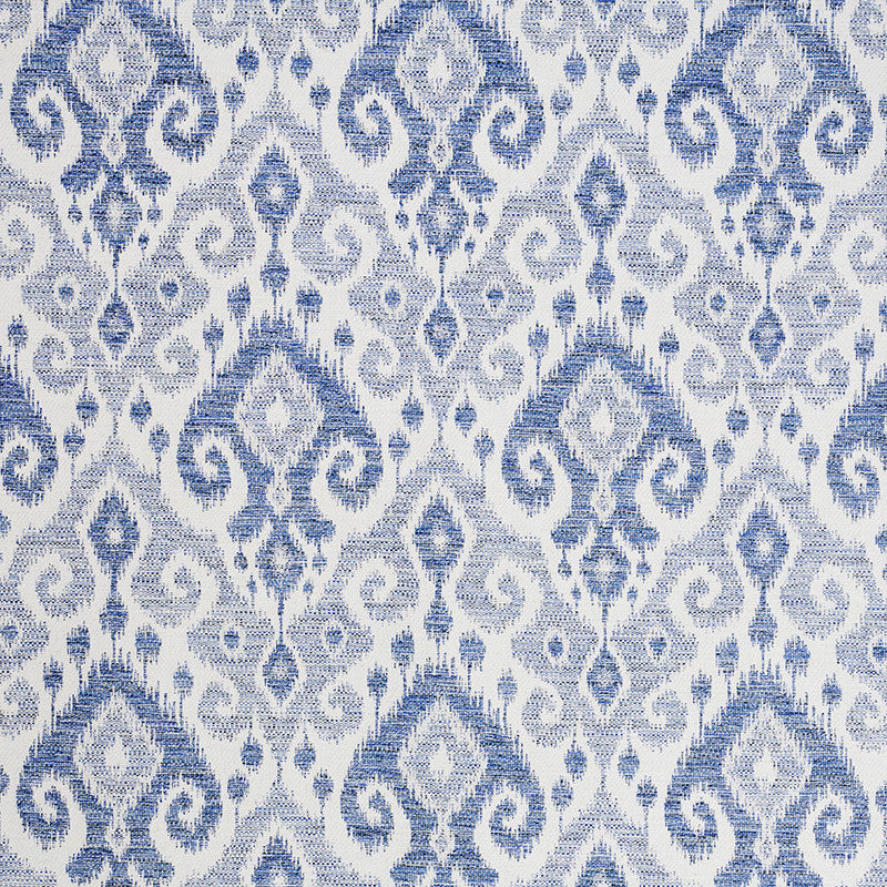 Dedra Performance Indigo 77362 by Schumacher Fabric NEW TRADITIONAL II COTTON 56% VISCOSE 16% ITALY MARTINDALE 18,000 </p><p>Repeat: Horizontal: 13 3/4" (35CM) and Vertical: 29 1/2" (75CM) 55 - Fabric Carolina -