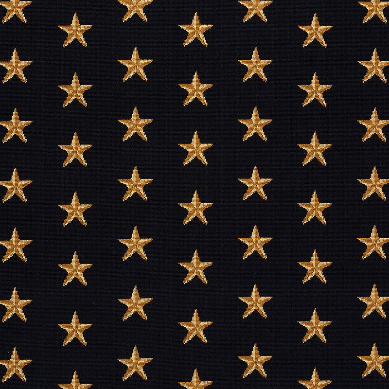 Star Epingle Black 77420 by Schumacher Fabric CUT & PATTERNED VELVETS COTTON 91% POLYESTER 9% BELGIUM </p><p>Repeat: Horizontal: 6 3/4" (17CM) and Vertical: 3 1/4" (8CM) 53.25 - Fabric Carolina -