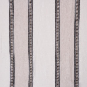 Senita Stripe Sheer Neutral 77430 by Schumacher Fabric