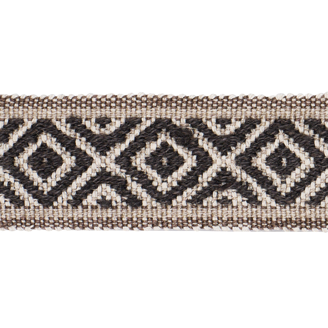 Larson Handwoven Tape - Brown by Schumacher Trim