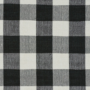 Barnes Performance Check Black 77552 by Schumacher Fabric