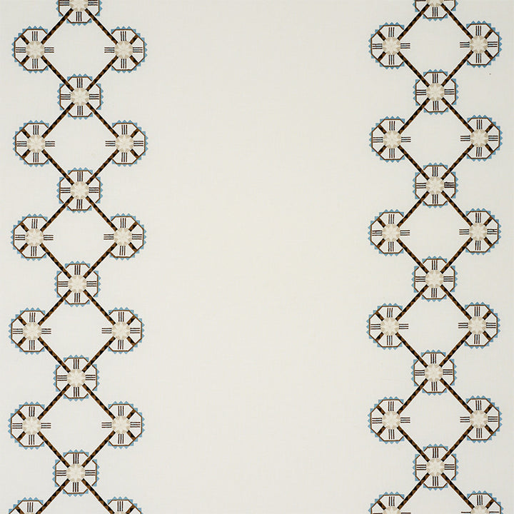 Chamizal Embroidery Neutral & Sky 77600 by Schumacher Fabric TRUE WEST LINEN 52% COTTON 44% INDIA </p><p>Repeat: Horizontal: 28 1/2" (72CM) and Vertical: 7 1/2" (19CM) 55 - Fabric Carolina -