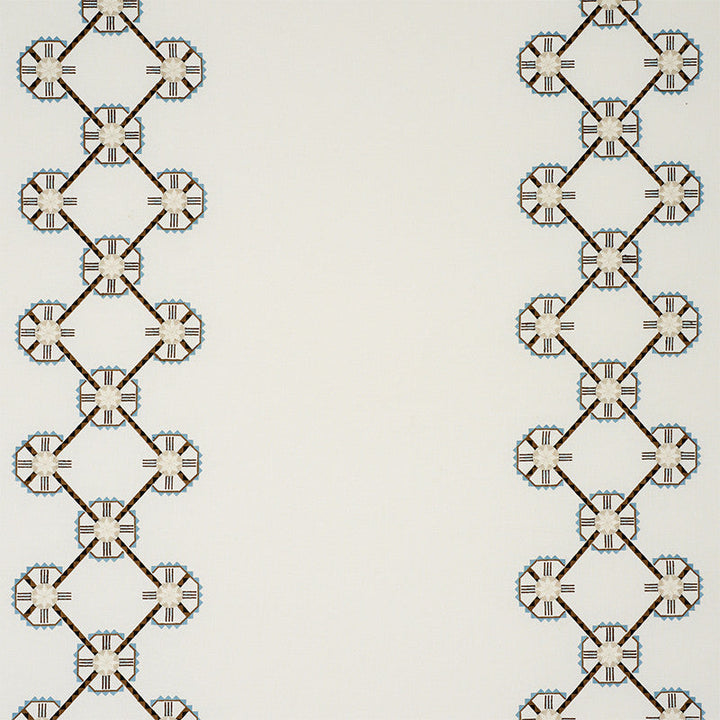 Chamizal Embroidery Neutral & Sky 77600 by Schumacher Fabric Schumacher Fabric Chamizal Embroidery Neutral & Sky 77600Fabric LINEN 52% INDIA </p><p>Repeat: H: HORZ. 28 1/2" (72CM) , V: VERT. 7 1/2" (19CM) 55 - Fabric Carolina -