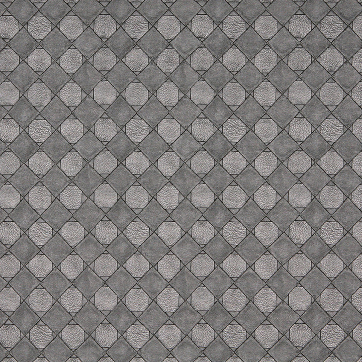 7793 Metal by Charlotte Fabric Ultimate Leather Looks II 90% Virgin Vinyl, 5% Polyurethane, 26oz. Europe Exceeds 200,000 Wyzenbeek Rubs (Heavy Duty) Horizontal: 1.5" x Vertical: 1.5" 54 Inches - Fabric Carolina -