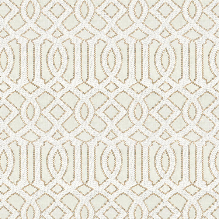 7801-11 Interlachen Emb Sanddune by Bassett Mcnab Fabric 100%LIN INDIA </p><p>Repeat: 12.5 53 in - Fabric Carolina -