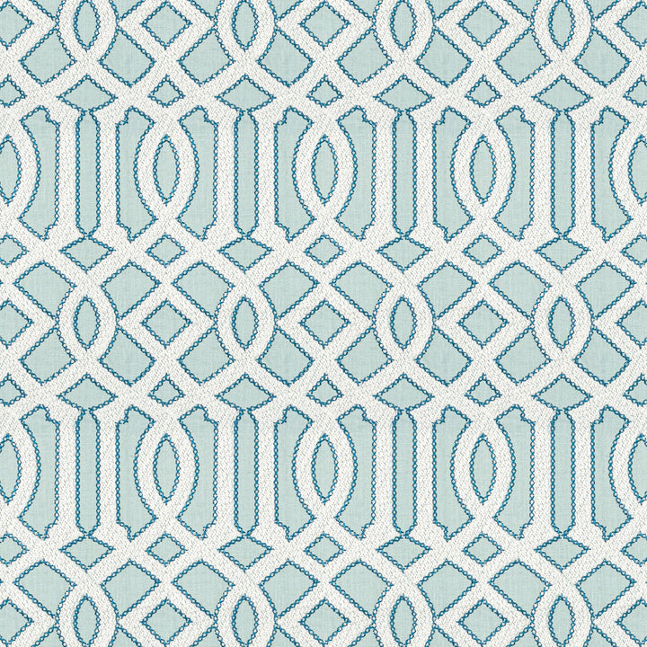 7801-17 Interlachen Emb Shorebreak by Bassett Mcnab Designer Fabric BASSETT MCNAB ORIGINS 100%LIN INDIA PERFORMANCE RATED FABRIC MARTINDALE WEAR TEST (34 000 CIRCULAR RUBS) Horizontal: 6.625 and Vertical: 12.500 53 in - Swanky Fabrics -