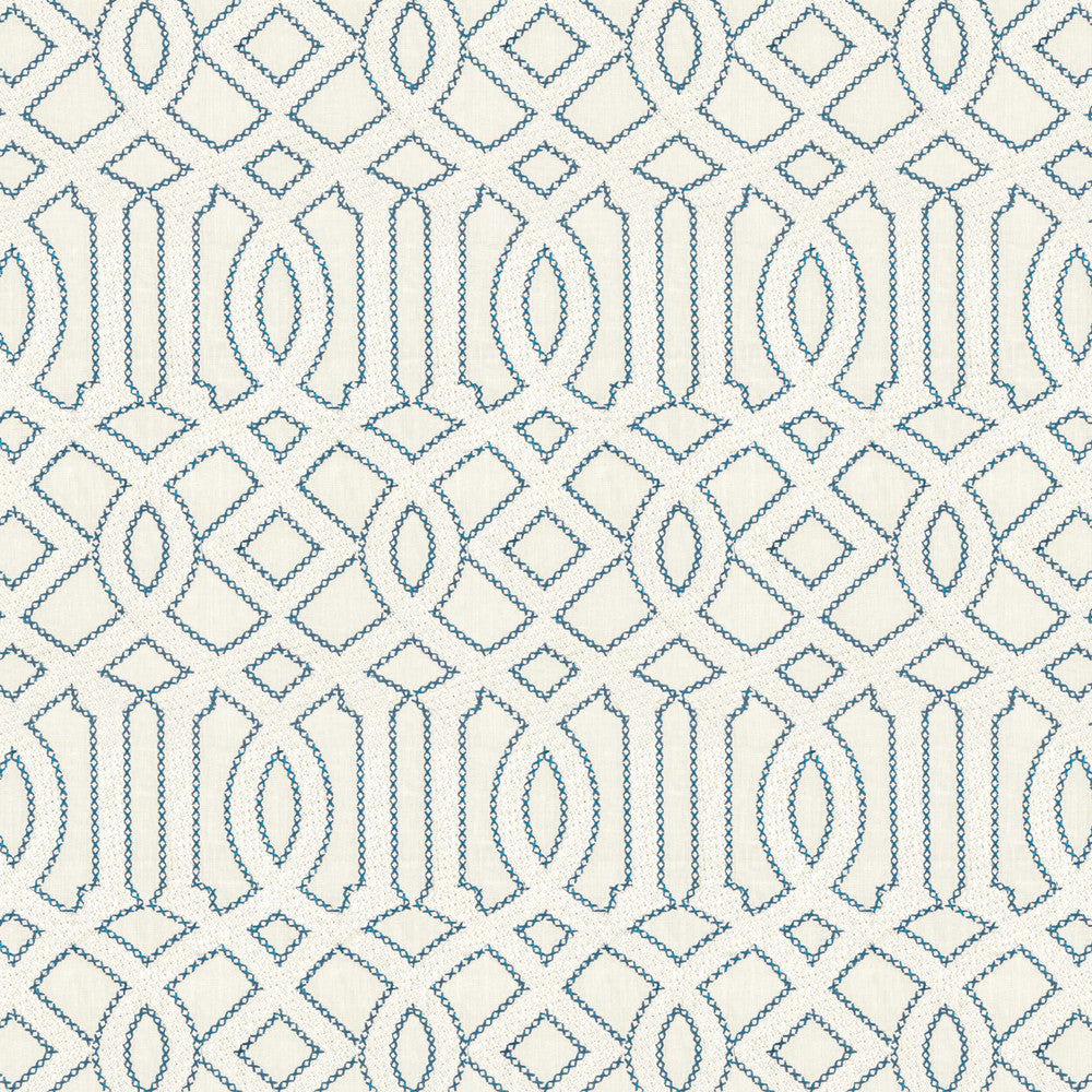 7801-4 Interlachen Emb Cloud by Bassett Mcnab Designer Fabric 100%LIN INDIA </p><p>Repeat: 12.5 53 in - Swanky Fabrics -