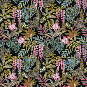 7806-10 Tropicale Black by Bassett Mcnab Fabric