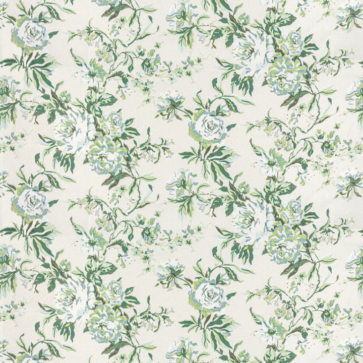 7812-49 Wrentham Seaglass by Bassett Mcnab Fabric BASSETT MCNAB SIGNATURE 100%LIN USA Horizontal: 27 and Vertical: 25.25 54 in - Fabric Carolina -