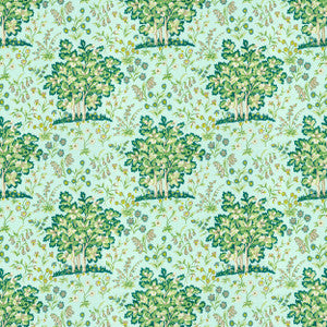 7813-49 Medieval Garden Seaglass by Bassett Mcnab Fabric