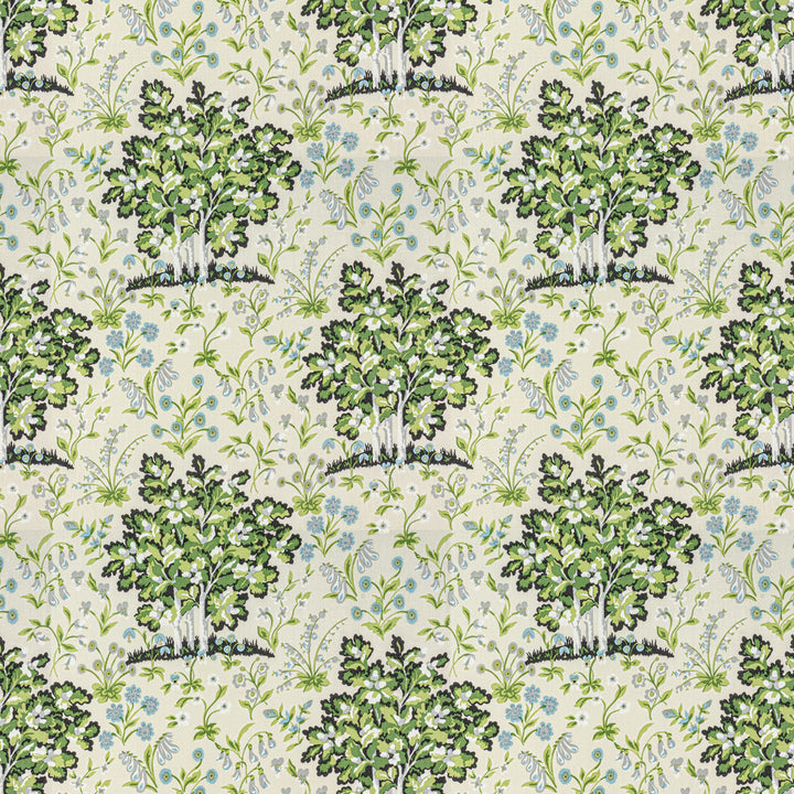 7813-7 Medieval Garden Windswept by Bassett Mcnab Fabric BASSETT MCNAB SIGNATURE 100%LIN USA Horizontal: 27 and Vertical: 25.25 54 in - Fabric Carolina -